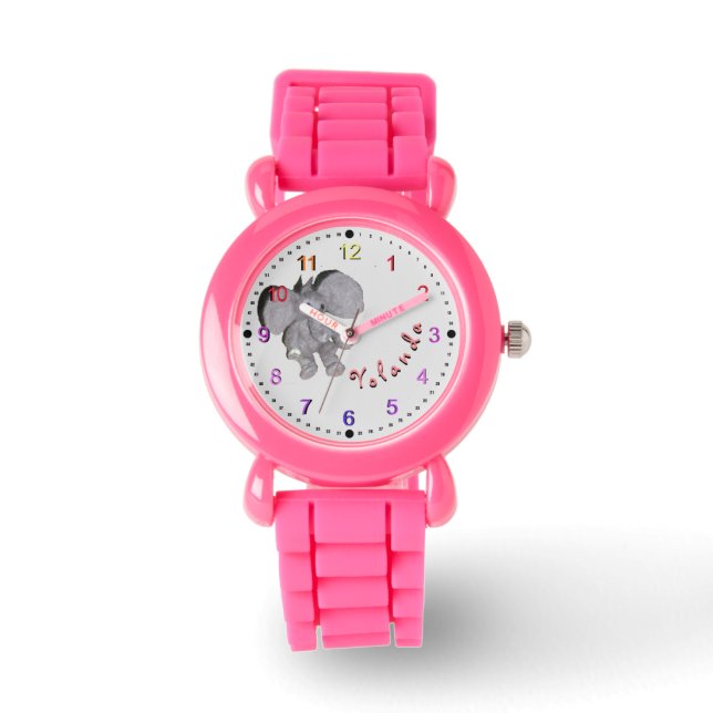 Reloj De Pulsera Watch - Elefante con nombre (Anverso)