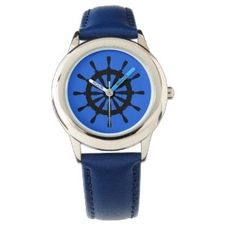 Reloj De Pulsera Watch - Helm in Black on Blue