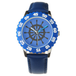 Reloj De Pulsera Watch - Helm in Black on Blue