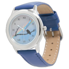 Reloj De Pulsera Watch - Hummingbird y Rainbow