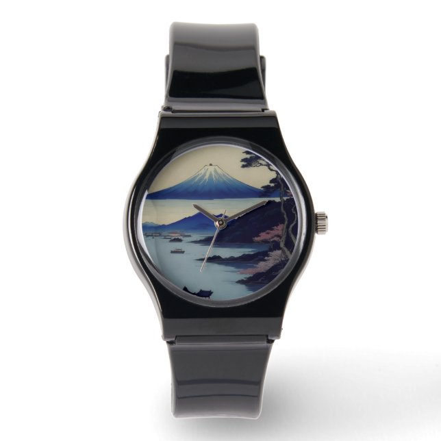 Reloj De Pulsera Watch -  Lake, Pine and Mountain - Japan (Anverso)