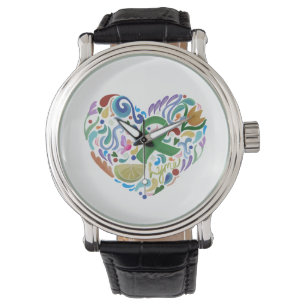 Reloj De Pulsera Watch, "Lyme Disease", conciencia sobre el regalo