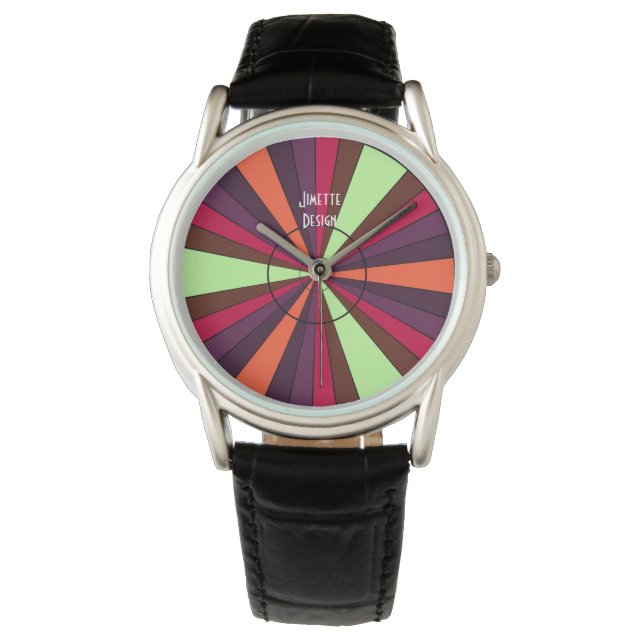 Reloj De Pulsera Watch - Negro - Diseño Jimette (Anverso)