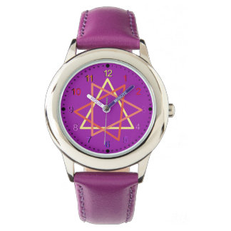 Reloj De Pulsera Watch - Números coloridos con triángulos