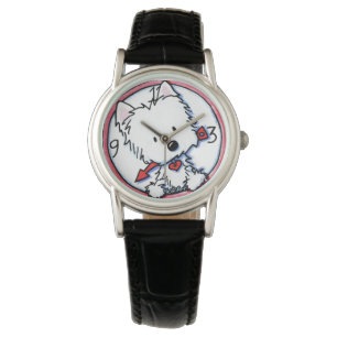 Reloj De Pulsera Watch Westie Time Wrist