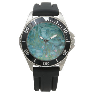 Reloj De Pulsera Water Lilies (por Claude Monet, 1915)