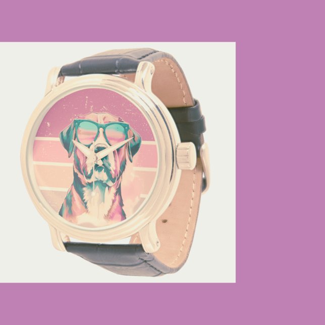 Reloj De Pulsera Watercolor Guay Dog watch (Subido por el creador)