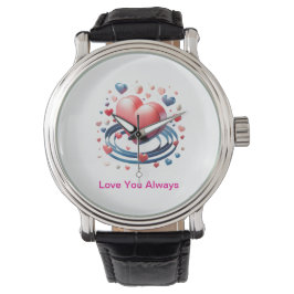 Reloj De Pulsera Watercolor Heart Watch - Personali único