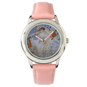 Reloj De Pulsera Watercolor Hummingbird eWatch