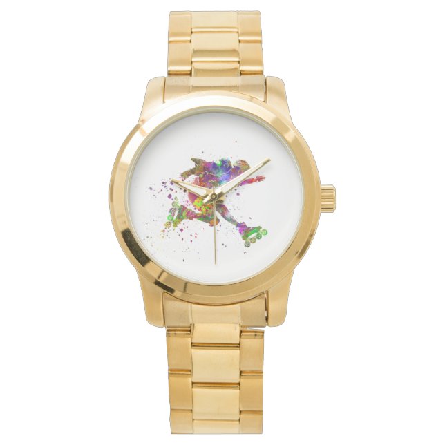 Reloj De Pulsera watercolor skater (Anverso)
