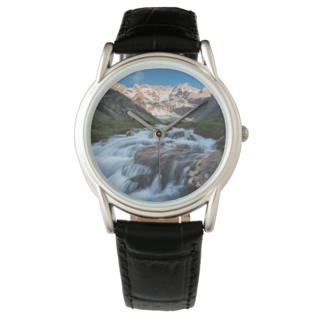 Reloj De Pulsera Waterfalls | Aviolo Lake, Italy (Anverso)