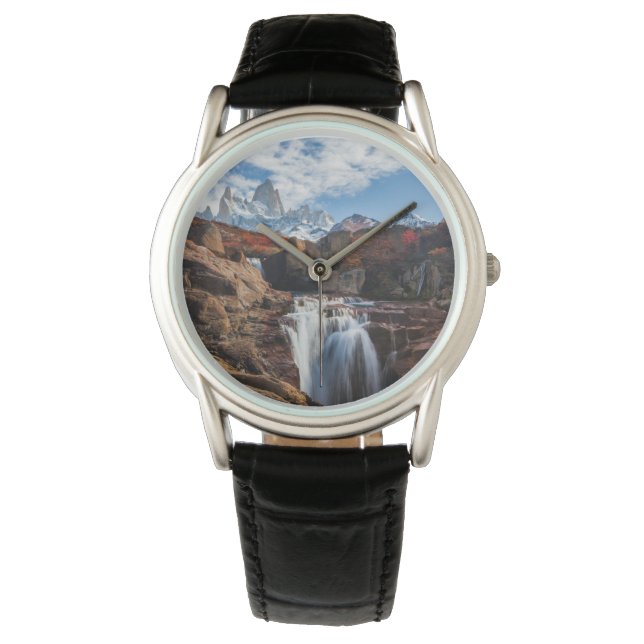 Reloj De Pulsera Waterfalls | Fitz Roy Mountain, Argentina (Anverso)