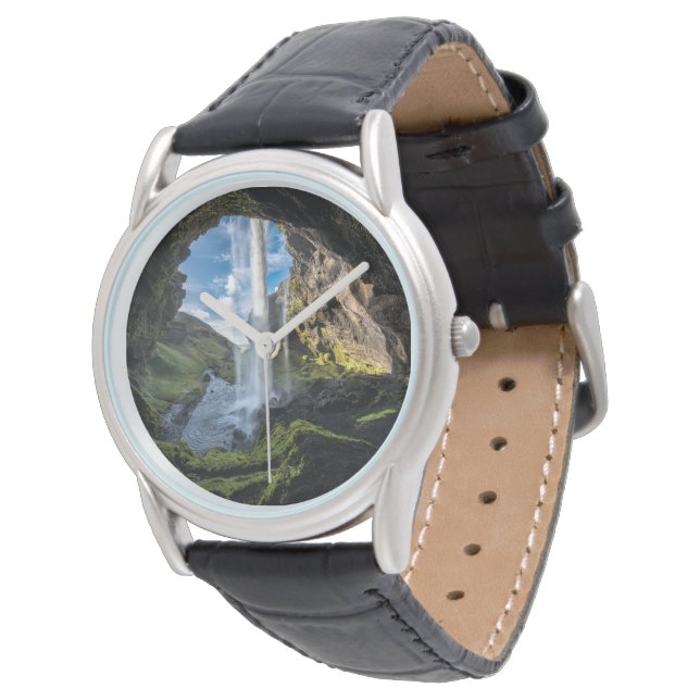 Reloj De Pulsera Waterfalls | Icelandic Waterfall (Angular)