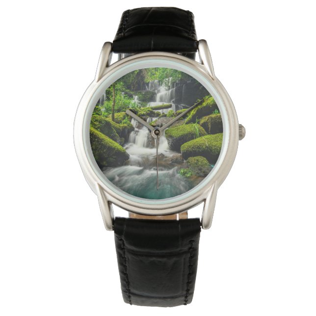 Reloj De Pulsera Waterfalls | Phu Tub Berk Mountain, Thailand (Anverso)
