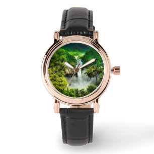 Reloj De Pulsera Waterfalls   San Rafael Falls, Ecuador