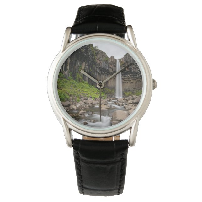 Reloj De Pulsera Waterfalls | Svartifoss Waterfall, South Iceland (Anverso)