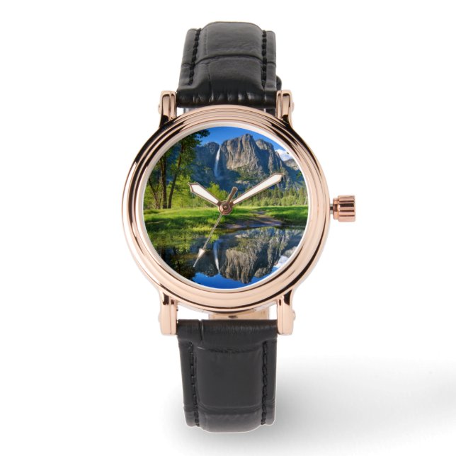 Reloj De Pulsera Waterfalls | Yosemite Falls, California (Anverso)