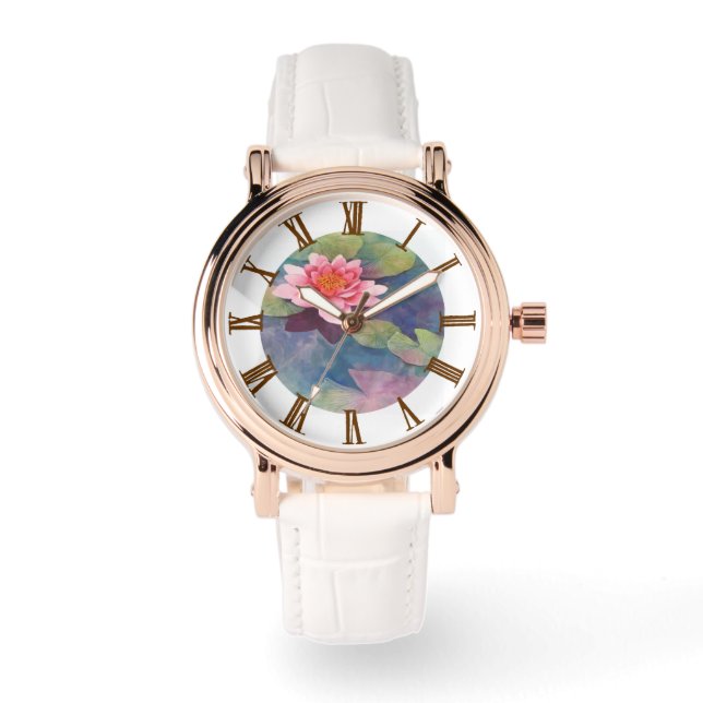 Reloj De Pulsera Waterlily (Anverso)