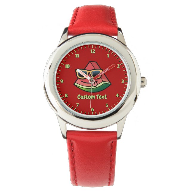Reloj De Pulsera Watermelon Personalizado Writing Watch (Anverso)