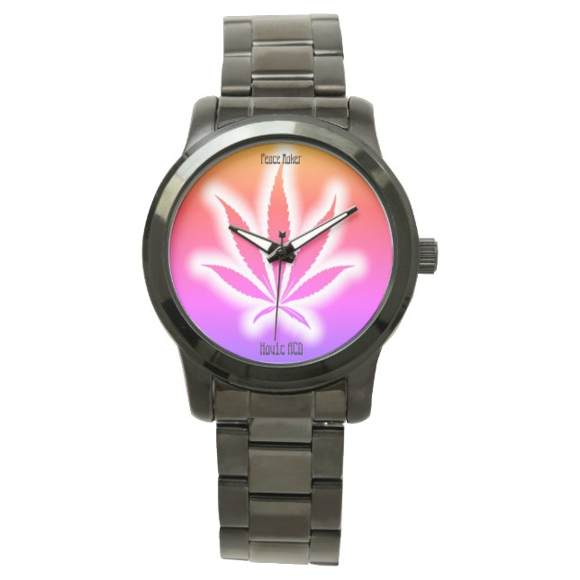 RELOJ DE PULSERA WEB WATCH BLACK BACKGROUND HAVIC ACD (Anverso)