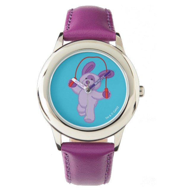 Reloj De Pulsera Webkinz | Ropa saltativa de gasa de soja de uva (Anverso)
