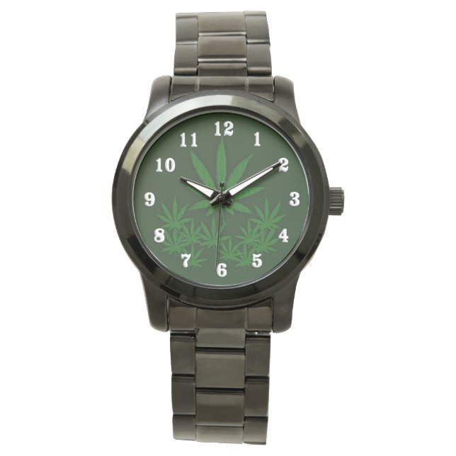 Reloj De Pulsera Weed (Anverso)