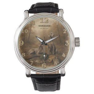 Reloj De Pulsera Weimaraner – Cazador Fantasma de Plata