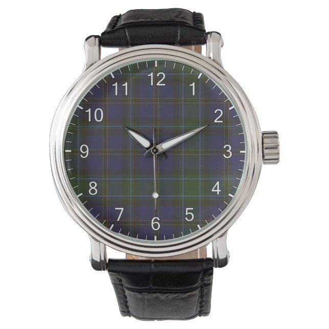 Reloj De Pulsera Weir Clan Tartan (Anverso)