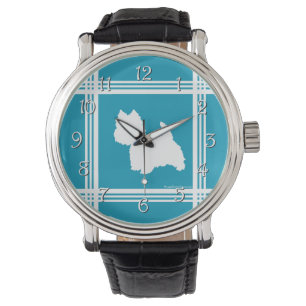 Reloj De Pulsera Westies turquesa