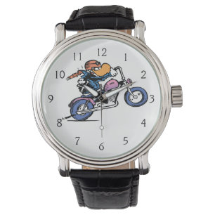 Reloj De Pulsera Wheelie del pato salvaje del pantano