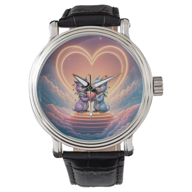 Reloj De Pulsera Where Two Souls Choose Forever  (Anverso)