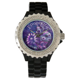 Reloj De Pulsera Whimsical Floral Bunny Rabbit Personalized
