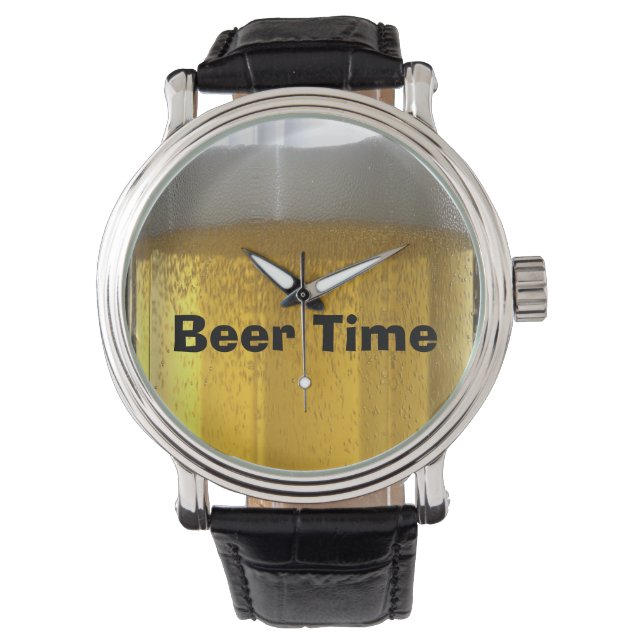 Reloj De Pulsera Whimsical Footing Beer Watch (Anverso)