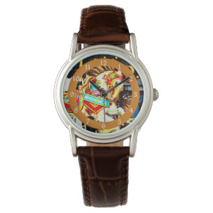 Reloj De Pulsera Whimsical Merry Go Round Carousse