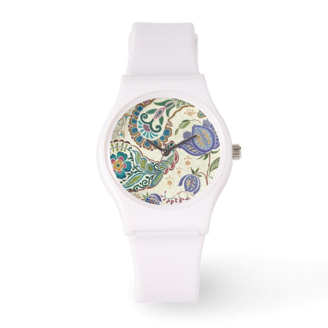 Reloj De Pulsera Whimsical Peacock (Anverso)
