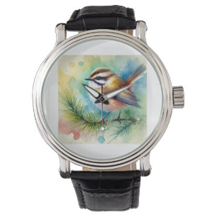 Reloj De Pulsera White Browed Fan Tailed Warbler 120724AREF112 - Wa