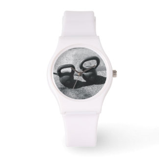 Reloj De Pulsera White Kettlebell Watch