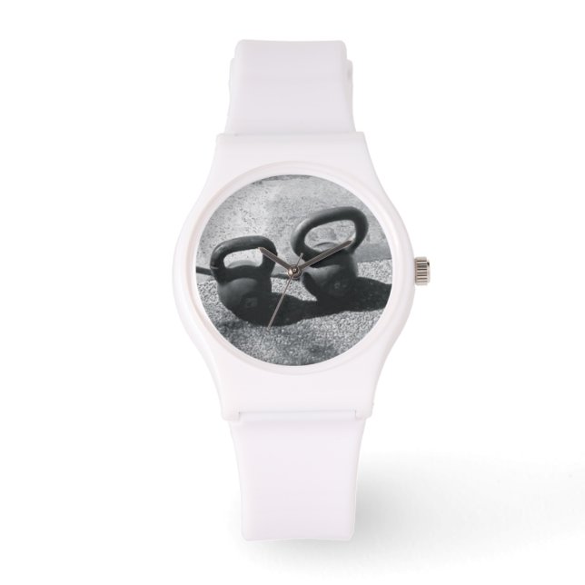 Reloj De Pulsera White Kettlebell Watch (Anverso)