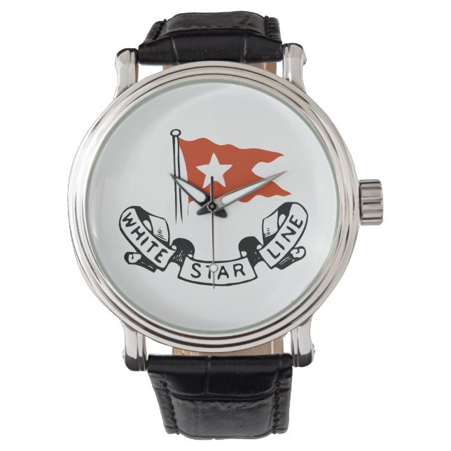 Reloj De Pulsera White Star Line Logo (Anverso)