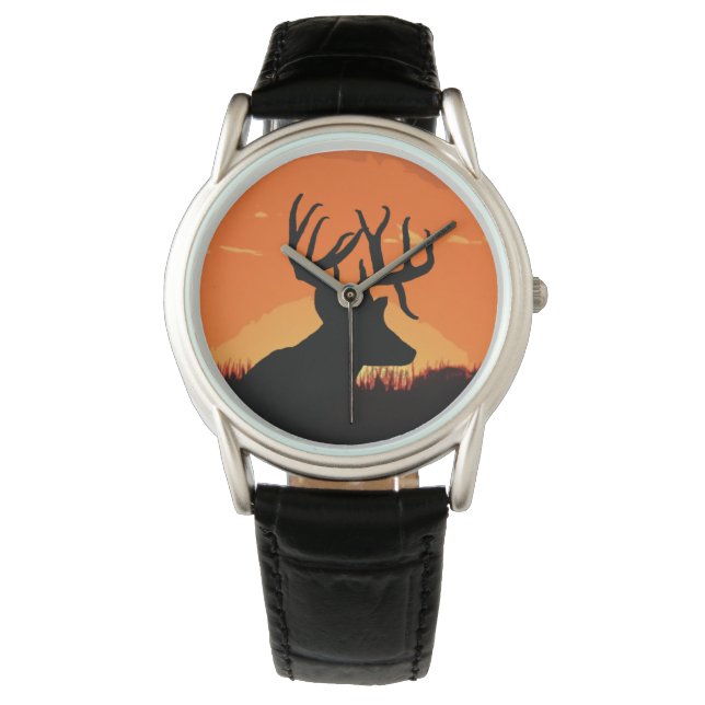 Reloj De Pulsera Whitetail Buck Deer Watch (Anverso)