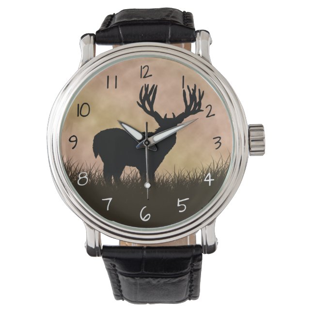 Reloj De Pulsera Whitetail Deer (Anverso)