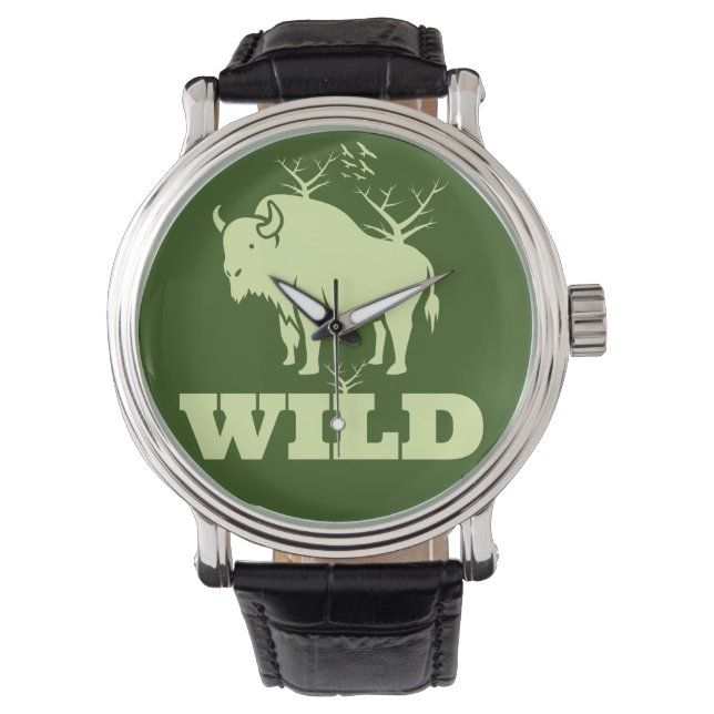 Reloj De Pulsera Wild Bison (Anverso)