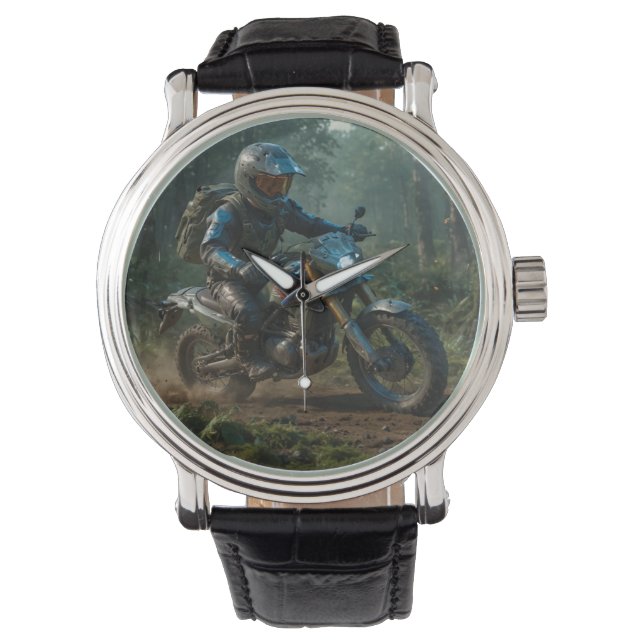 Reloj De Pulsera Wilderness Motocross - Dirtbike Racer II (Anverso)