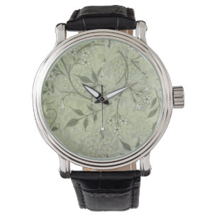 Reloj De Pulsera William Morris Jasmine Botánico Vintage Antiguo