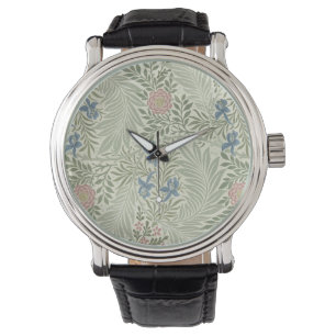 Reloj De Pulsera William Morris Larkspur Fondo de escritorio Floral