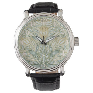 Reloj De Pulsera William Morris Lily y Pomegranate Flower Classic