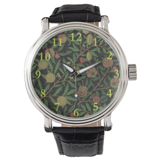 Reloj De Pulsera William Morris Pomegranate Classic Fruit (Anverso)