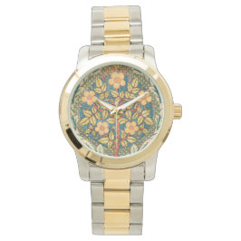 Reloj De Pulsera William Morris Rosa Wreath
