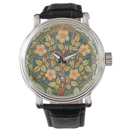 Reloj De Pulsera William Morris Rosa Wreath