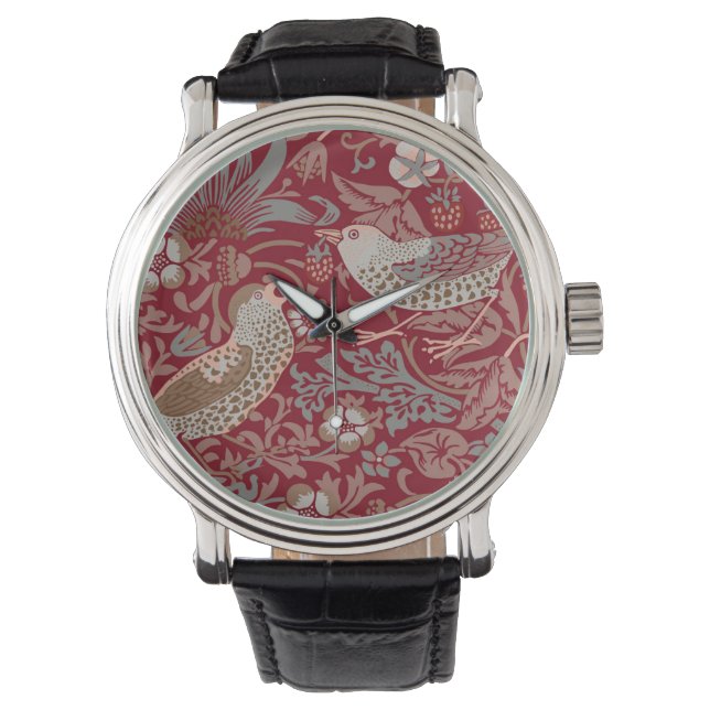 Reloj De Pulsera William Morris Strawberry Thief Watch (Anverso)
